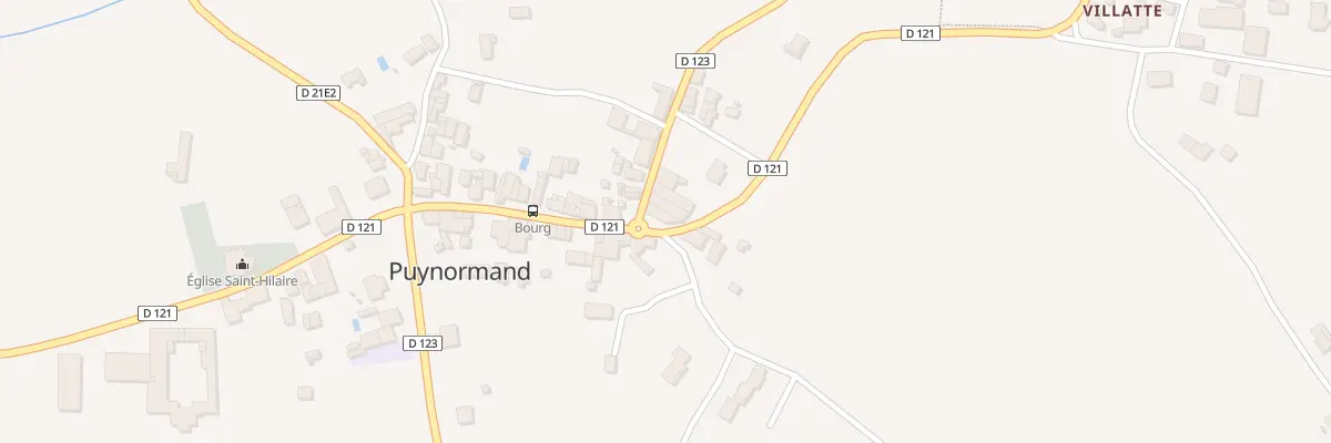 Plan du 82 Le Bourg Sud à Puynormand