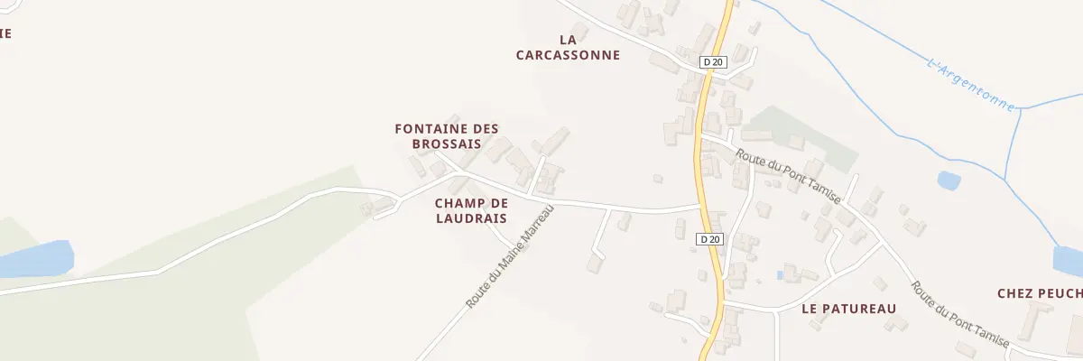 Plan du 14 Rue des Ecossais du Bourg à Rioux-Martin
