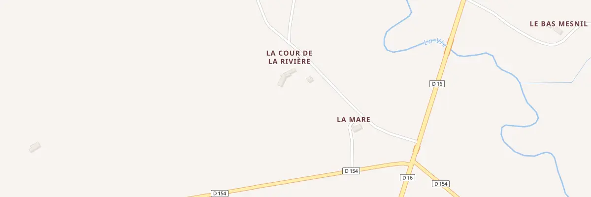 Plan du 1 Che des Mares Fossés à Belle Vie en Auge