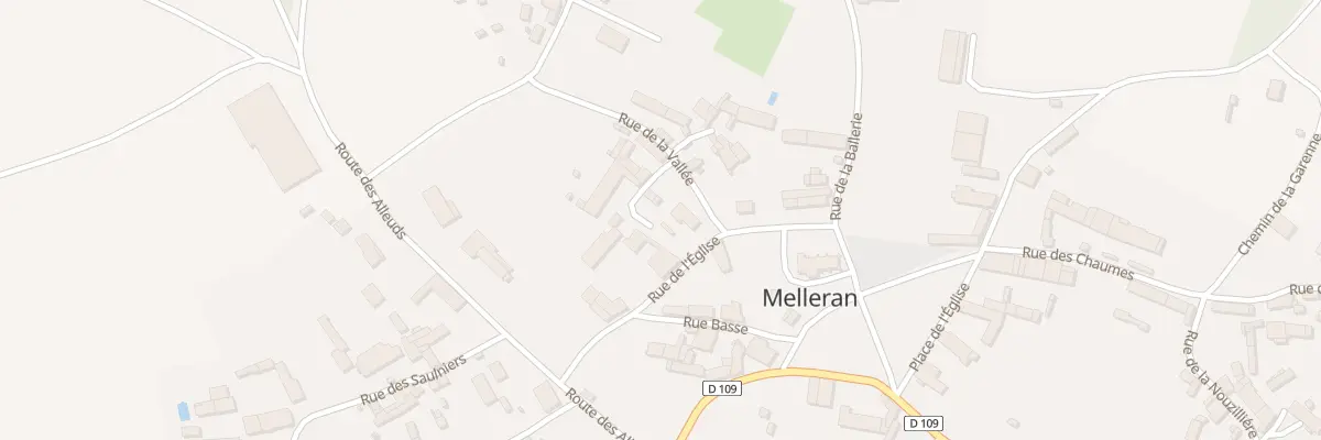 Plan du 8 Rue de l’Eglise à Melleran