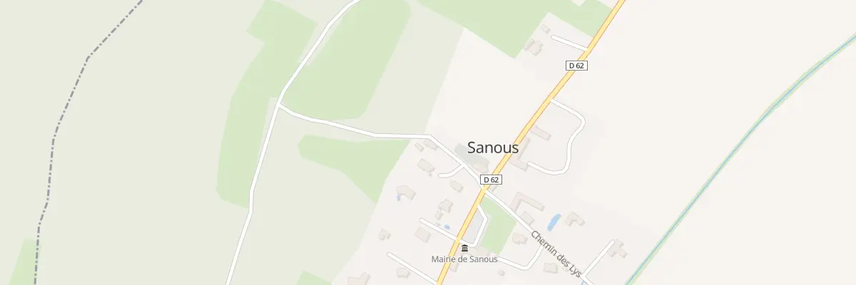 Plan du 3 Che de l’Eglise à Sanous