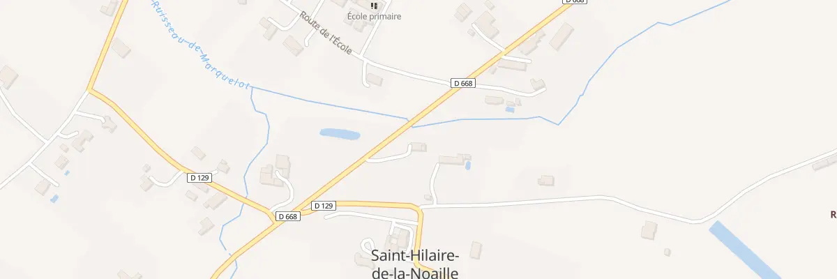 Plan du 12 Rte de Monségur à Saint-Hilaire-de-la-Noaille