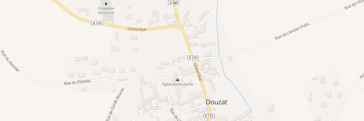 Plan du 306 Rue de l’Eglise à Douzat