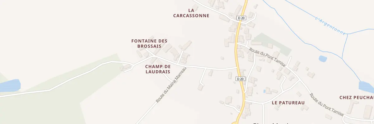 Plan du 12 Rue des Ecossais du Bourg à Rioux-Martin