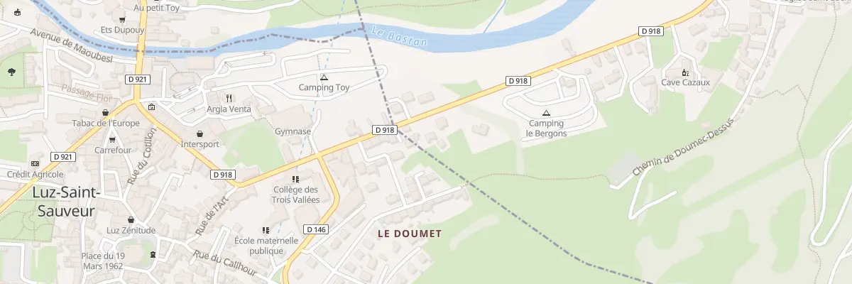 Plan du 6 Rte du Tourmalet à Esterre