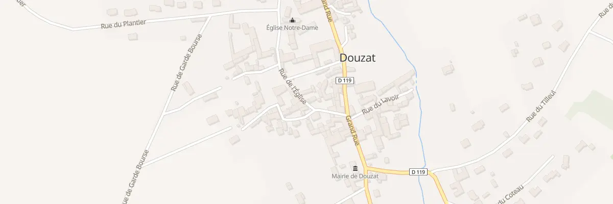 Plan du 5122 Rue des Houches à Douzat