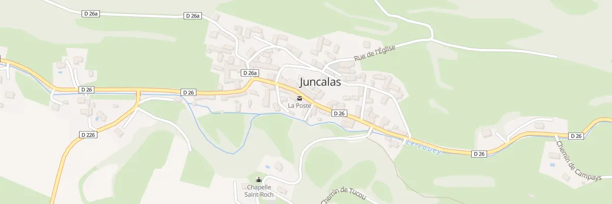 Plan du 2 Imp du Louey à Juncalas