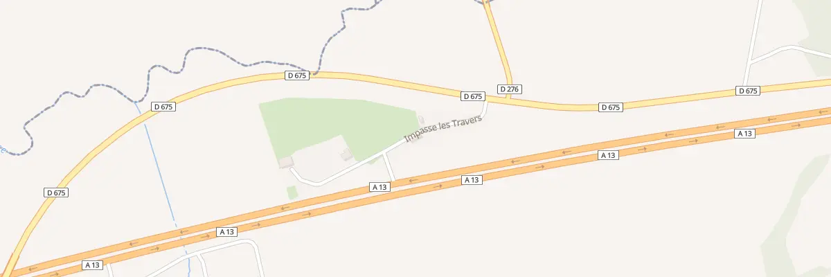 Plan du 5004 Les Travees à Cresseveuille