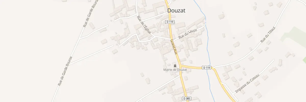Plan du 5072 Le Bourg à Douzat