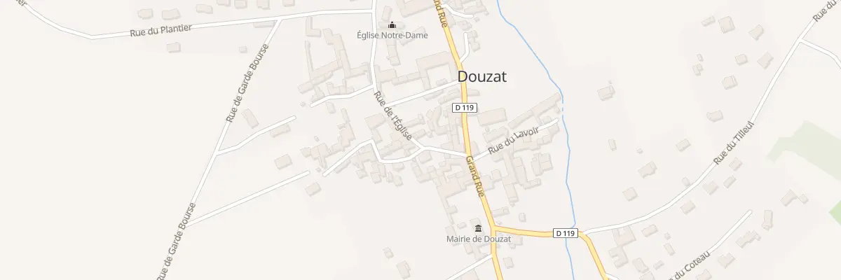 Plan du 5062 Rue de l’Egalite à Douzat