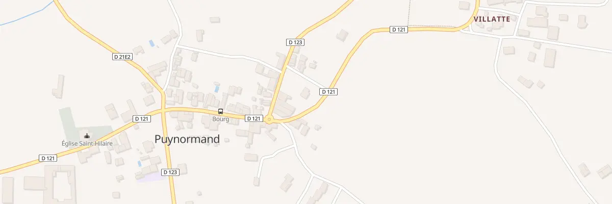 Plan du 73B Le Bourg Sud à Puynormand