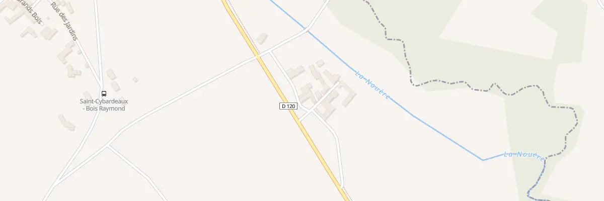 Plan du 5127 Rue du Moulin à Saint-Amant-de-Nouère