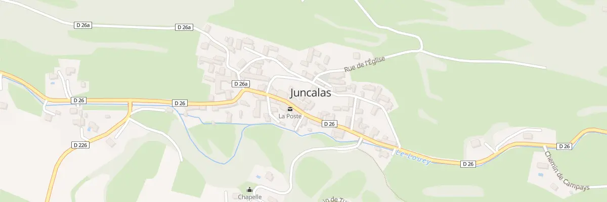 Plan du 51 Rue de Castelloubon à Juncalas