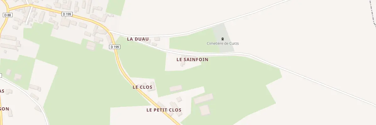 Plan du 1 Le Sainfoin à Cures