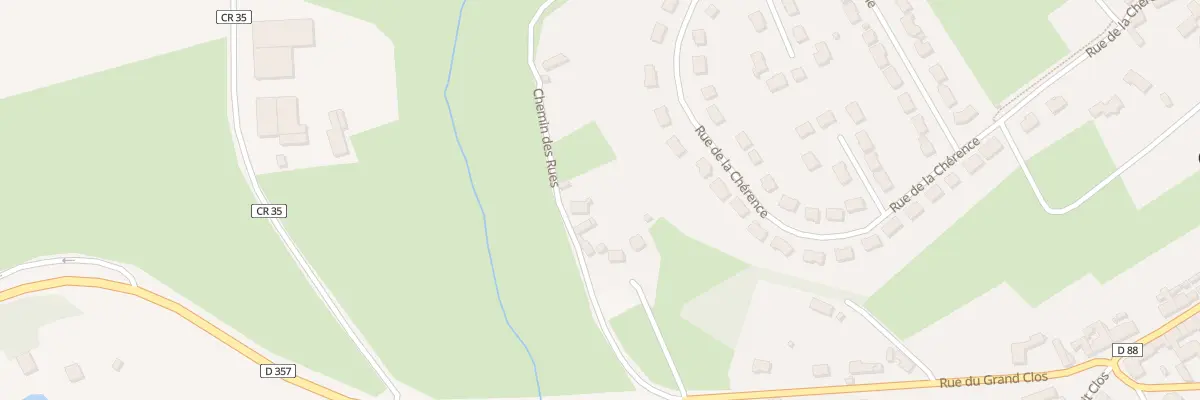 Plan du 5192 Les Rues à Coulans-sur-Gée