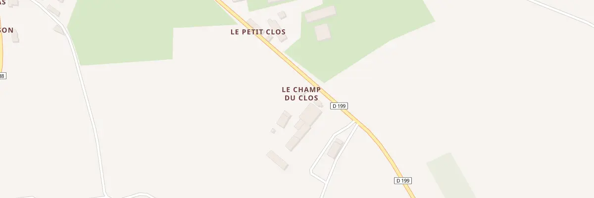 Plan du 5500 Le Champ du Clos à Cures