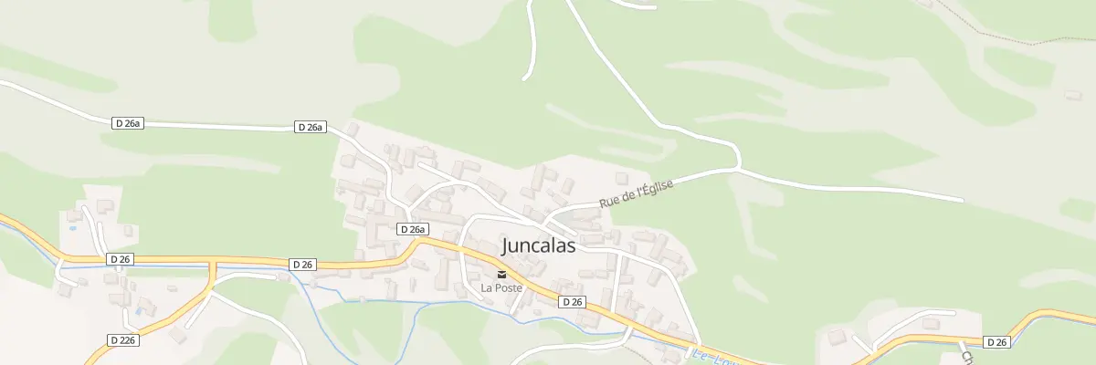 Plan du 9 Rue de l’Eglise à Juncalas