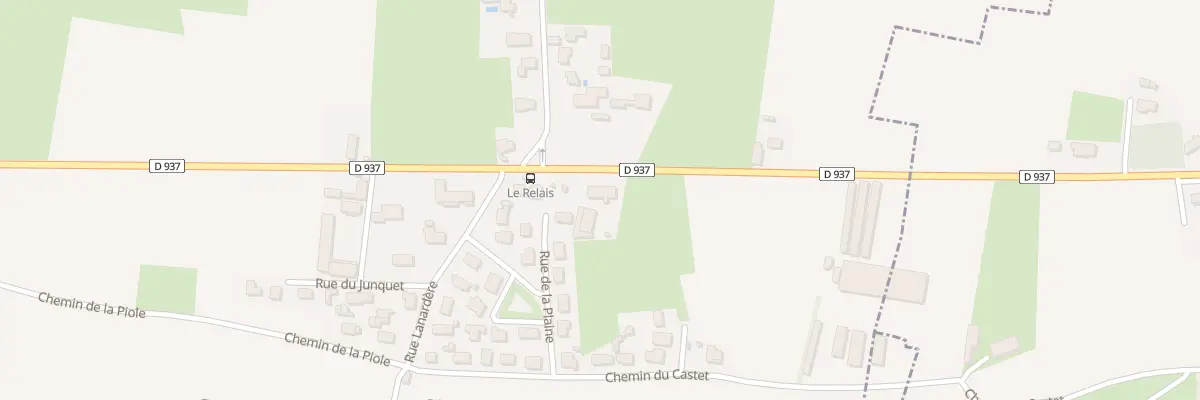 Plan du 10 Rte de Bagneres à Lézignan