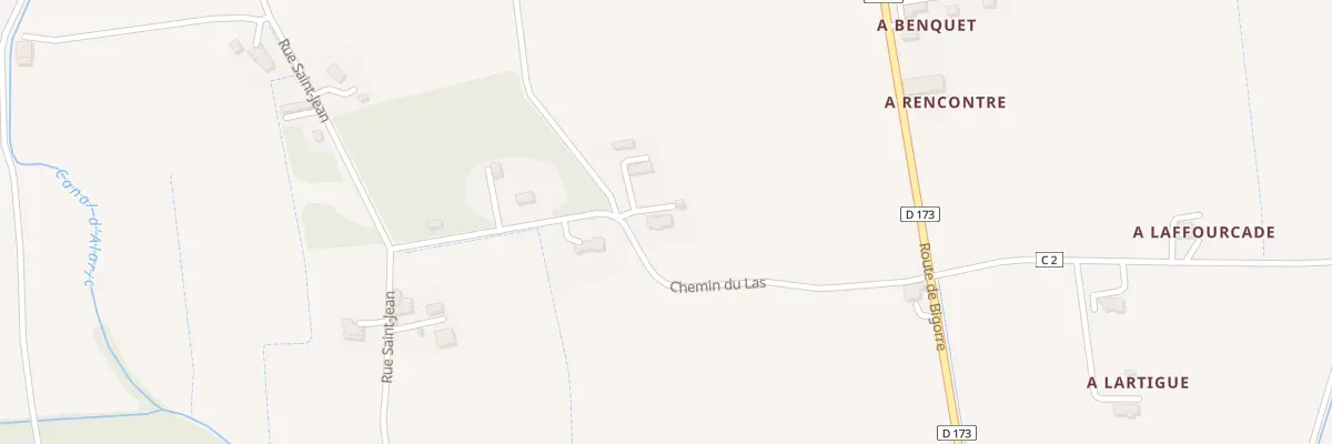 Plan du 5034 Che de la Louise à Préchac-sur-Adour