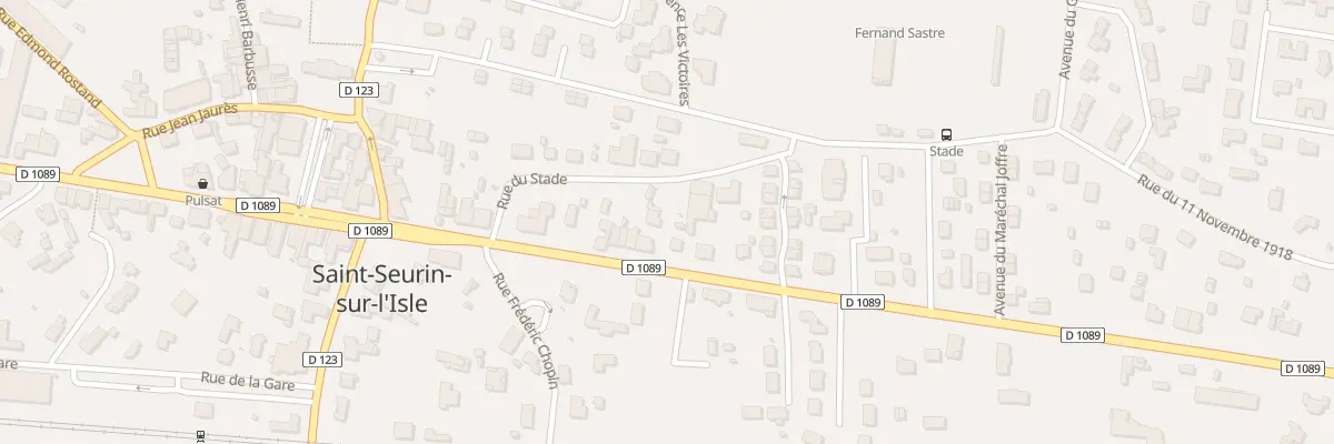 Plan du 261 Le Bourg à Saint-Seurin-sur-l’Isle
