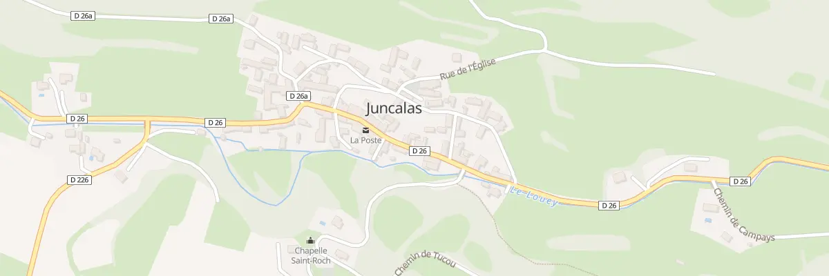 Plan du 59 Rue de Castelloubon à Juncalas