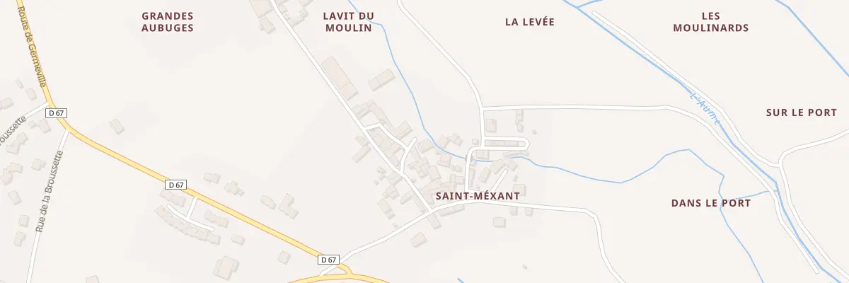 Plan du 5035 Saint Mexant à Aigre