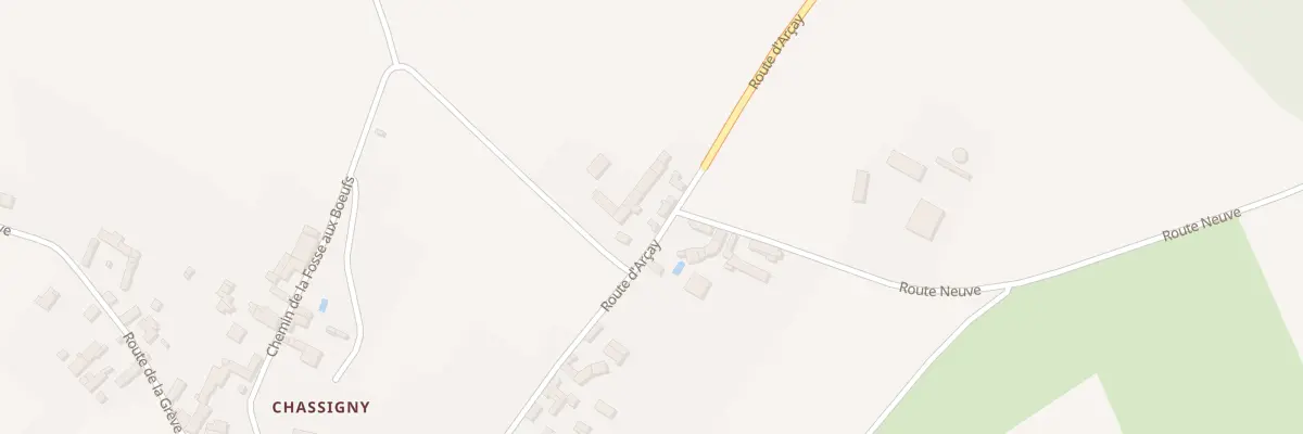 Plan du 2 Rte d’Arçay à Arçay