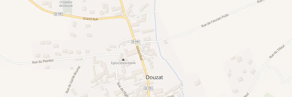 Plan du 5099 Le Bourg à Douzat
