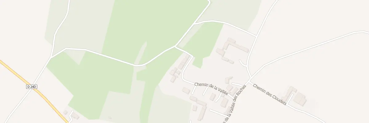 Plan du 10 Che de la Vallee à Cherves