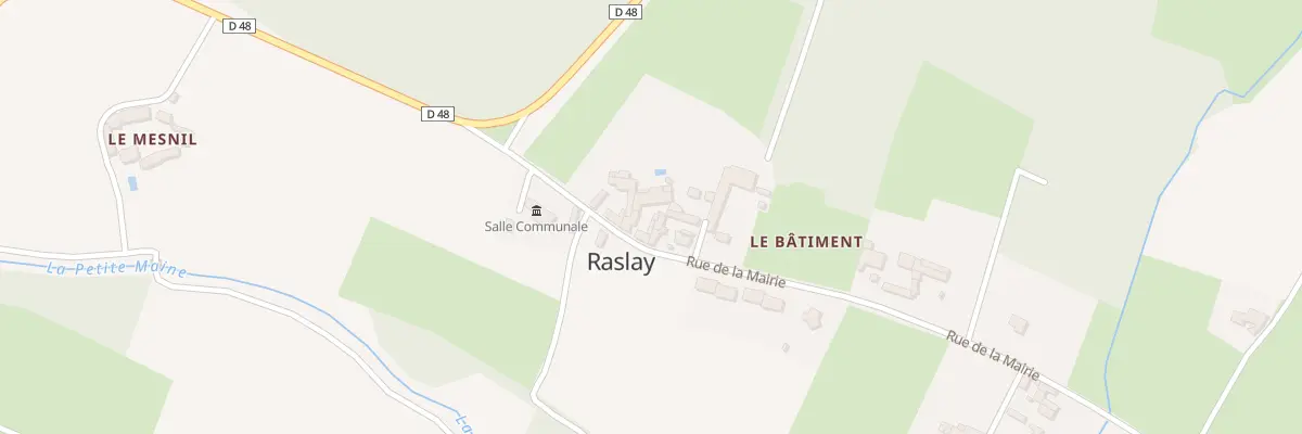 Plan du 3 Rue de la Mairie à Raslay