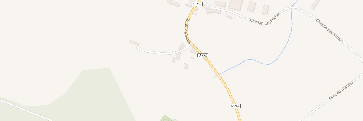 Plan du 20 Rte de Sassy à Boischampré