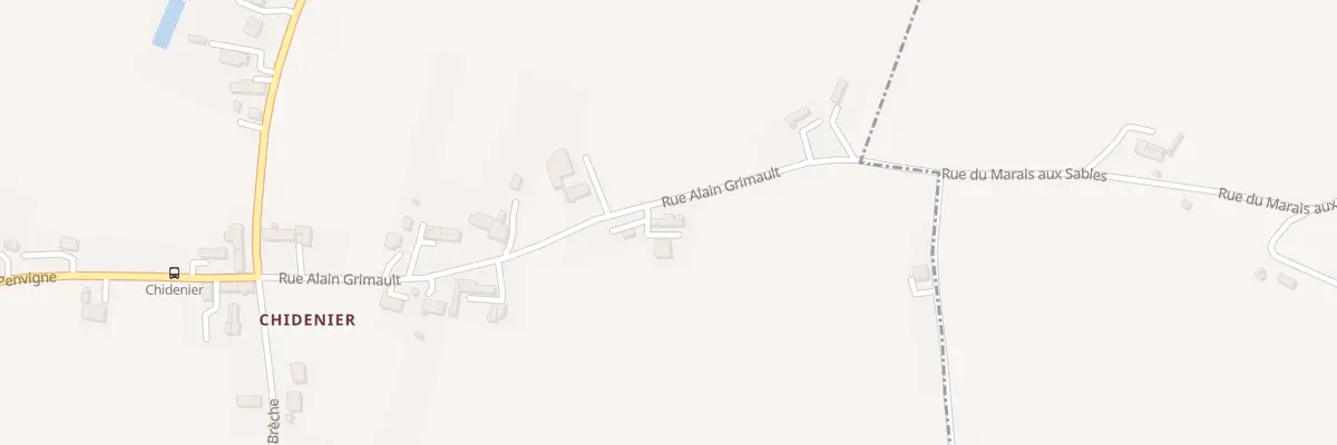 Plan du 16 Rue Alain Grimault à Villebernier