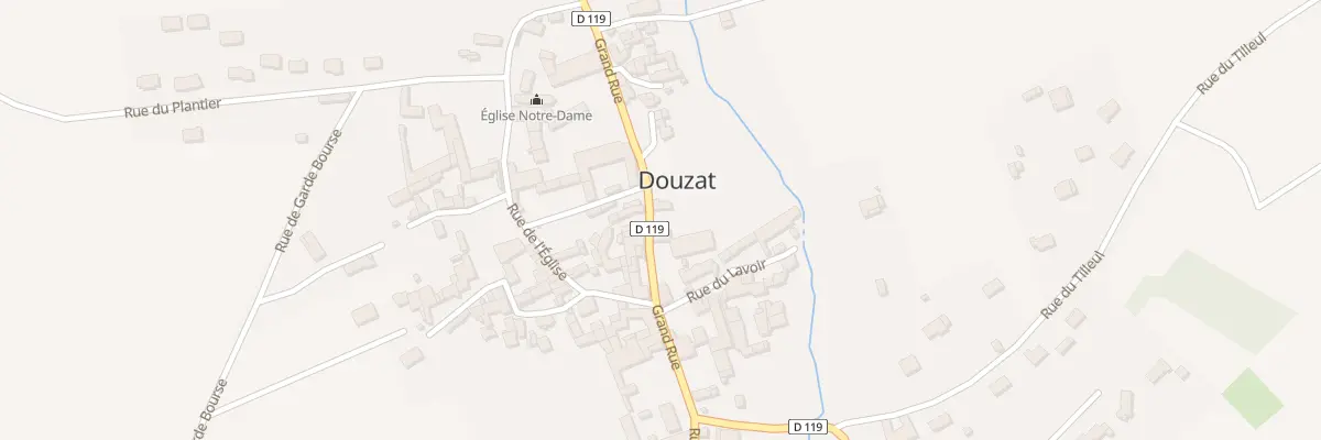 Plan du 160 Grand Rue à Douzat