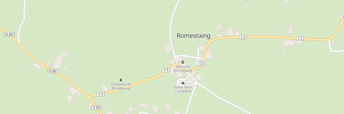 Plan du 7 Romestaing à Romestaing