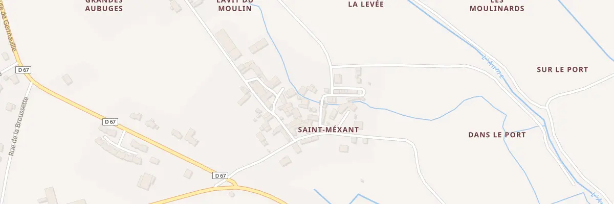 Plan du 5027 Saint Mexant à Aigre