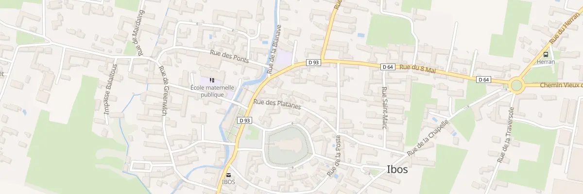 Plan du 7 Rue des Platanes à Ibos