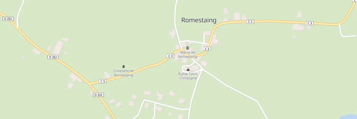 Plan du 9 Romestaing à Romestaing