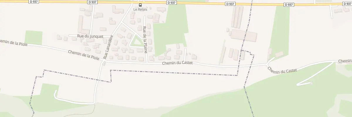 Plan du 5119 Lanadere à Lézignan