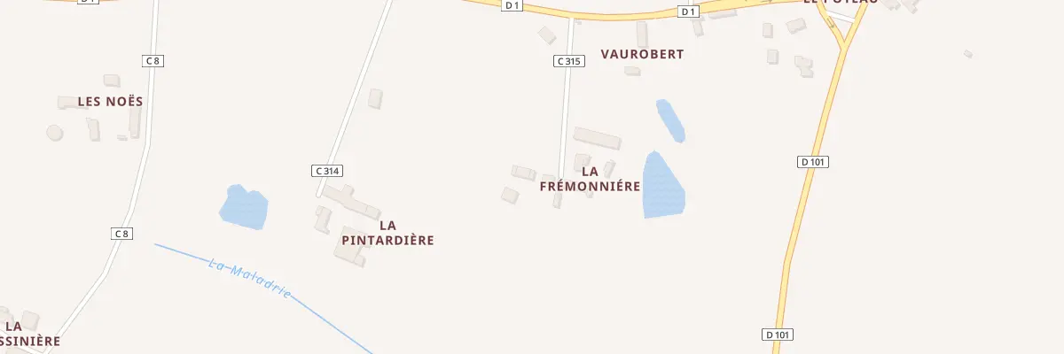 Plan du 144 Imp de la Frémonnière à Mieuxcé