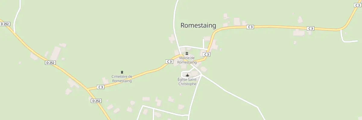 Plan du 8 Romestaing à Romestaing