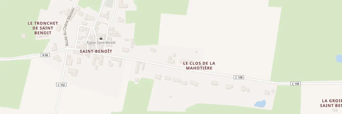 Plan du 2 Rue des Mahotieres à Chemiré-le-Gaudin