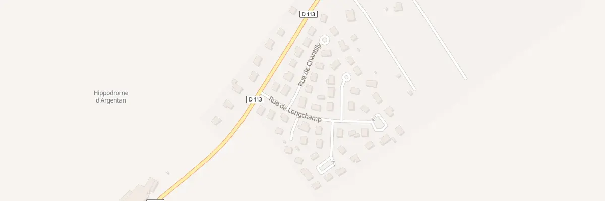 Plan du 3 Rue de Longchamp à Gouffern en Auge