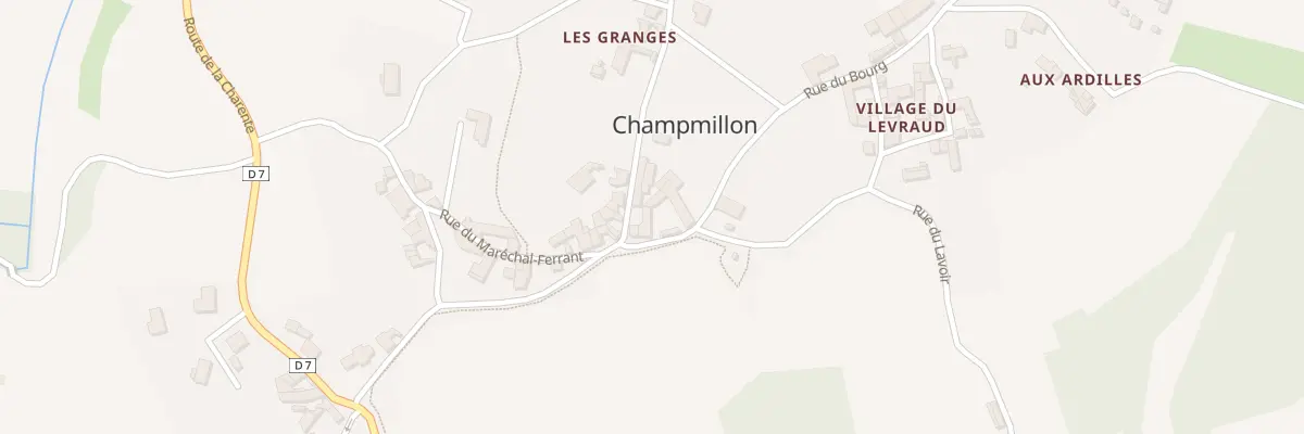 Plan du 5078 Les Ouches à Champmillon