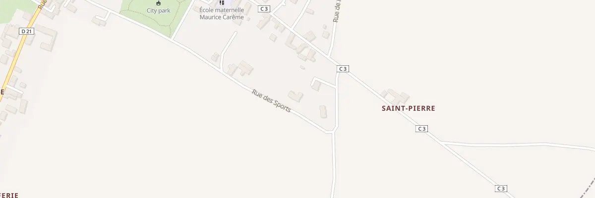 Plan du 25 Rue des Sports à Neuvillalais