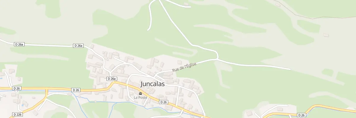 Plan du 13 Rue de l’Eglise à Juncalas
