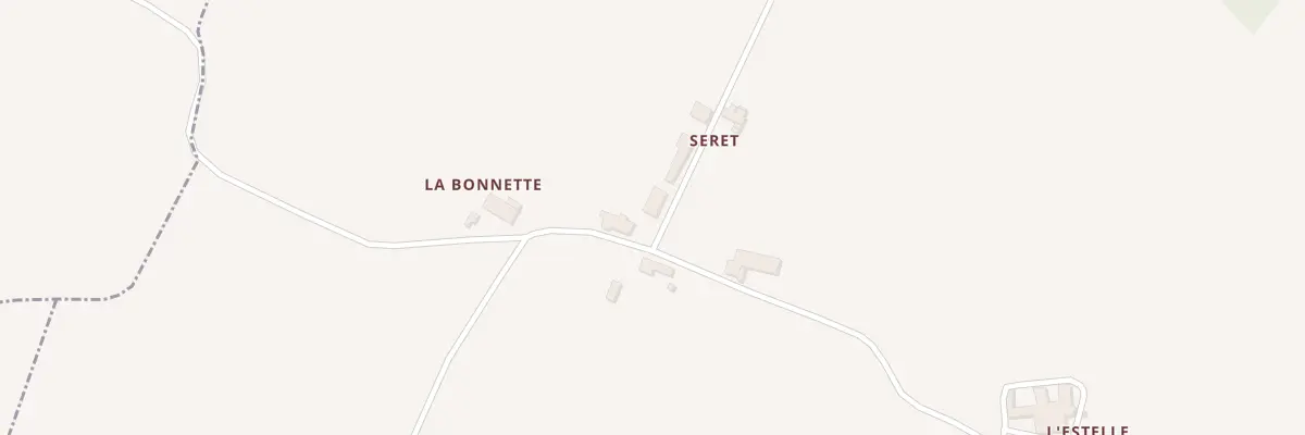 Plan du 30 Seret à Sainte-Radegonde