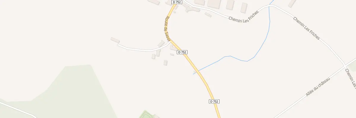 Plan du 22 Rte de Sassy à Boischampré