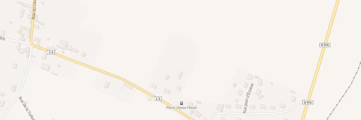 Plan de La Rue Auger à Bailleul