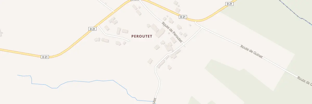 Plan du 2 Peroutet à Francs