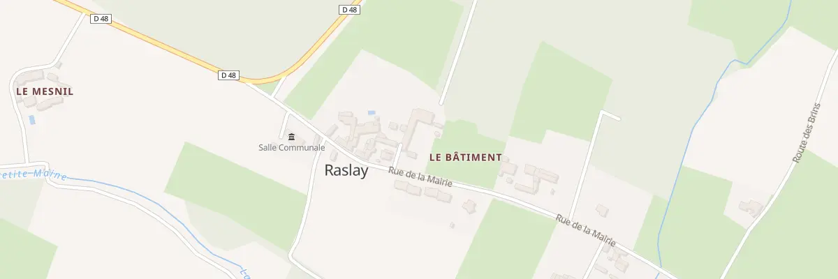 Plan du 7 Rue de la Mairie à Raslay